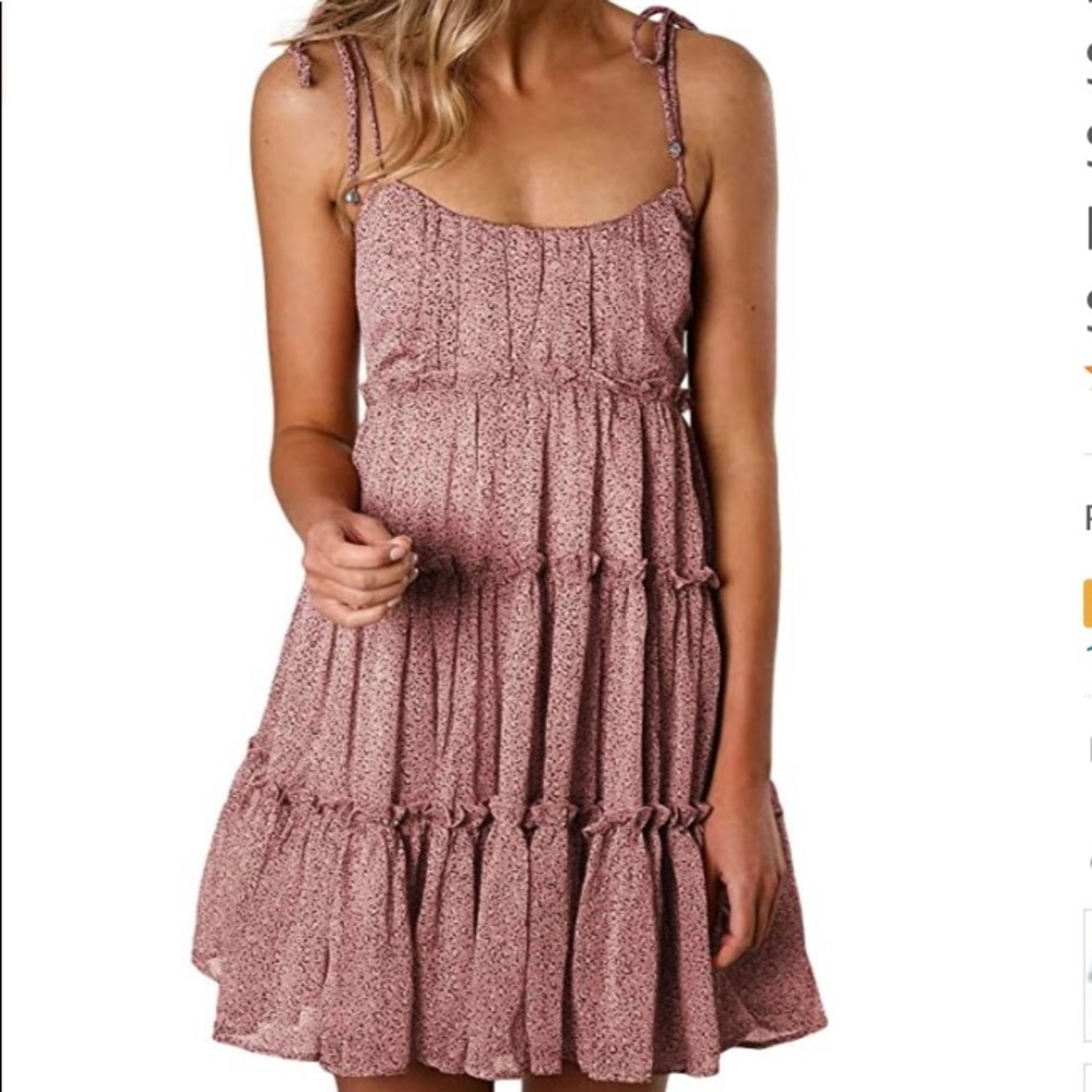 Pink Leopard Print Dress